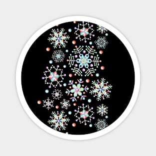 Snowflake Kaleidoscope Magnet